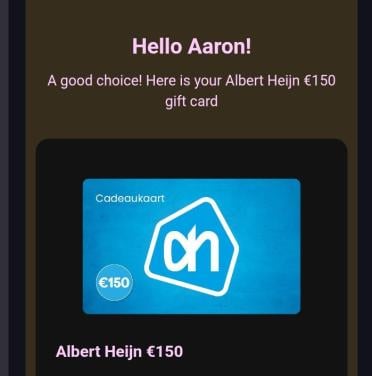 Albert Heijn te goed