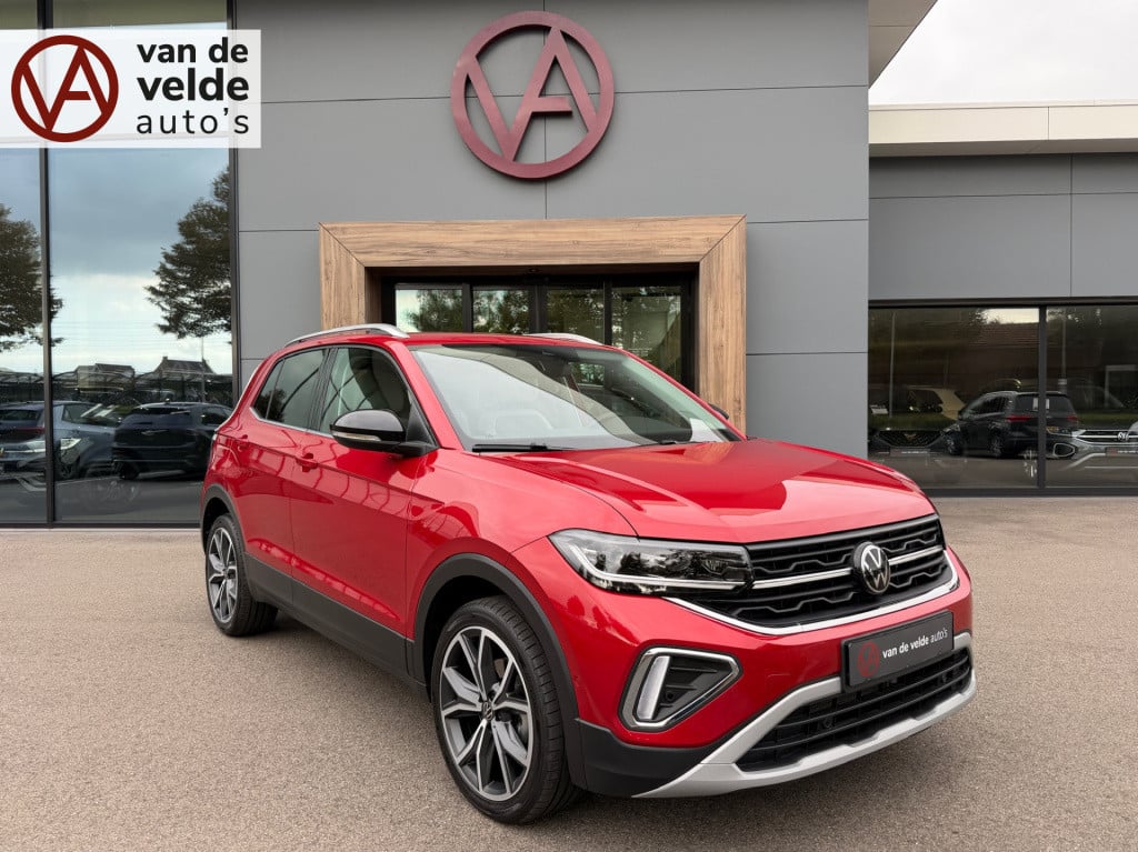 Volkswagen T-cross 1.0 tsi 116pk style | trekhaak | camera | navi | led gri