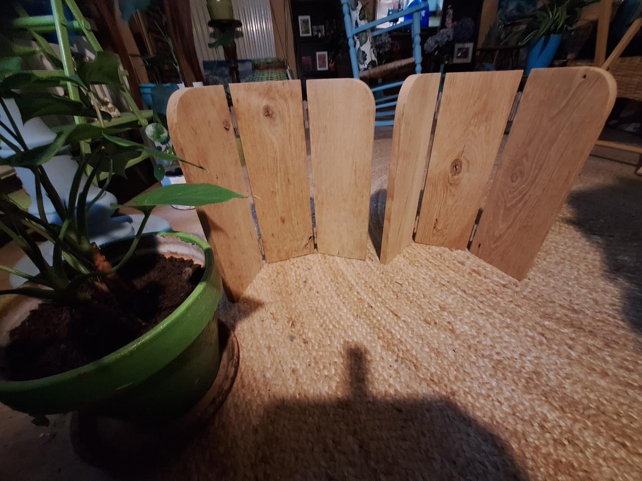2 houten luikjes
