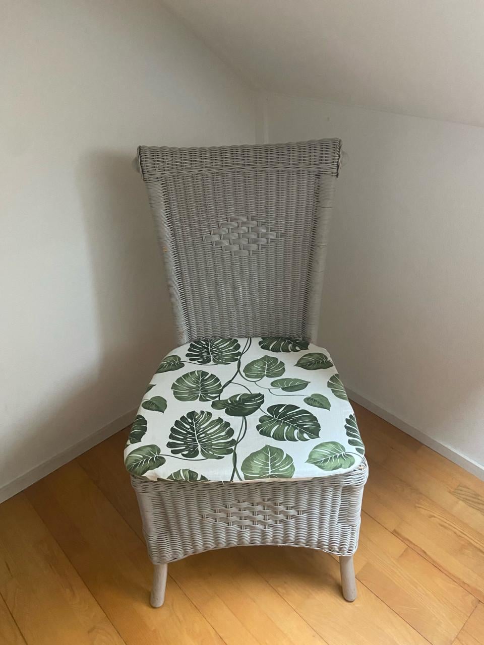 Rieten eetkamer stoelen