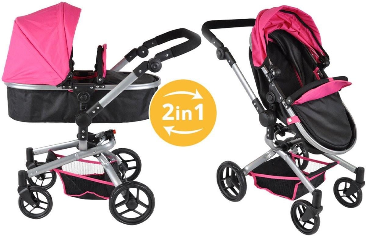 Poppenwagen bandits and angels roze