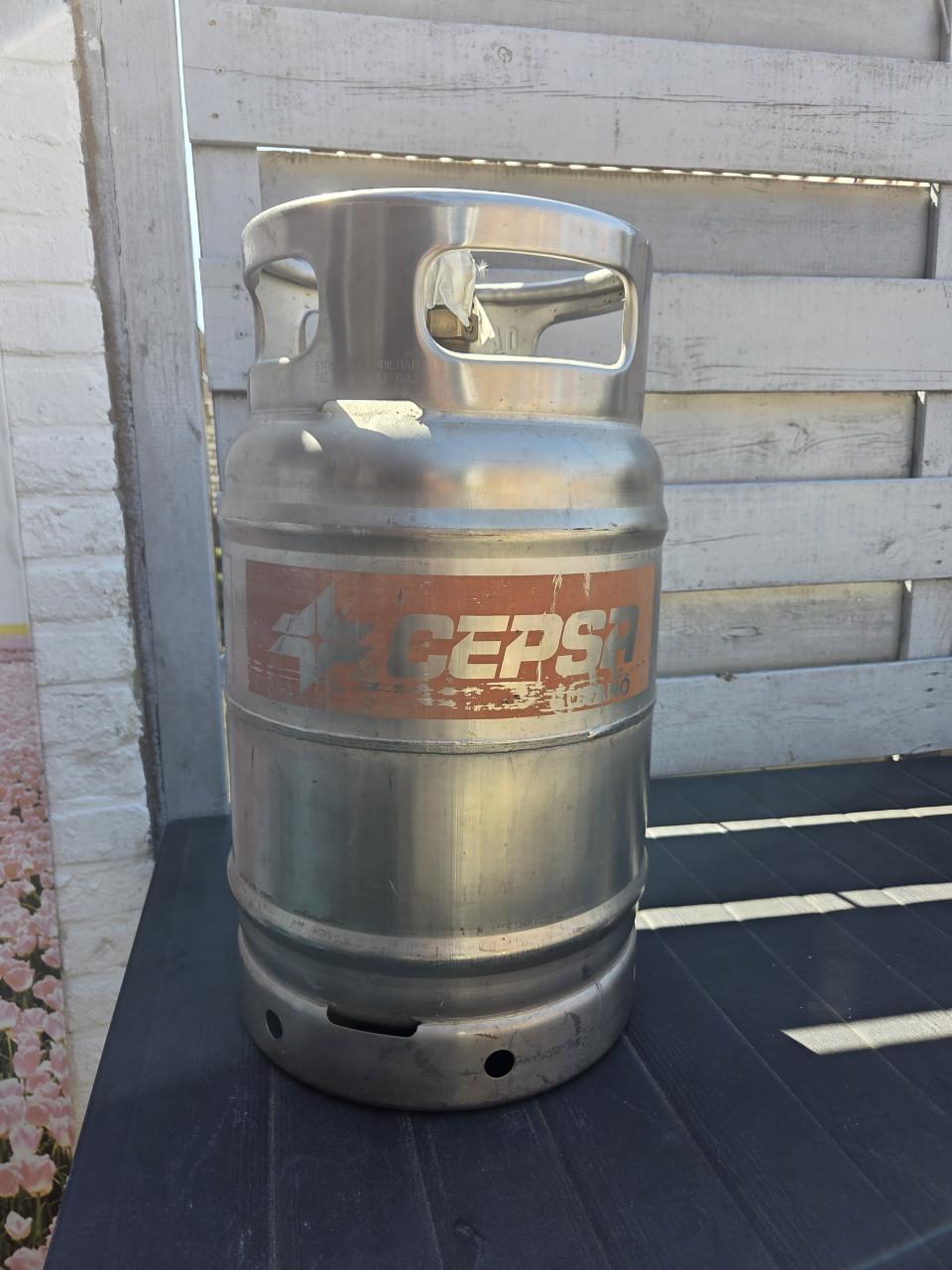 Gasfles gevuld (Spaans model)