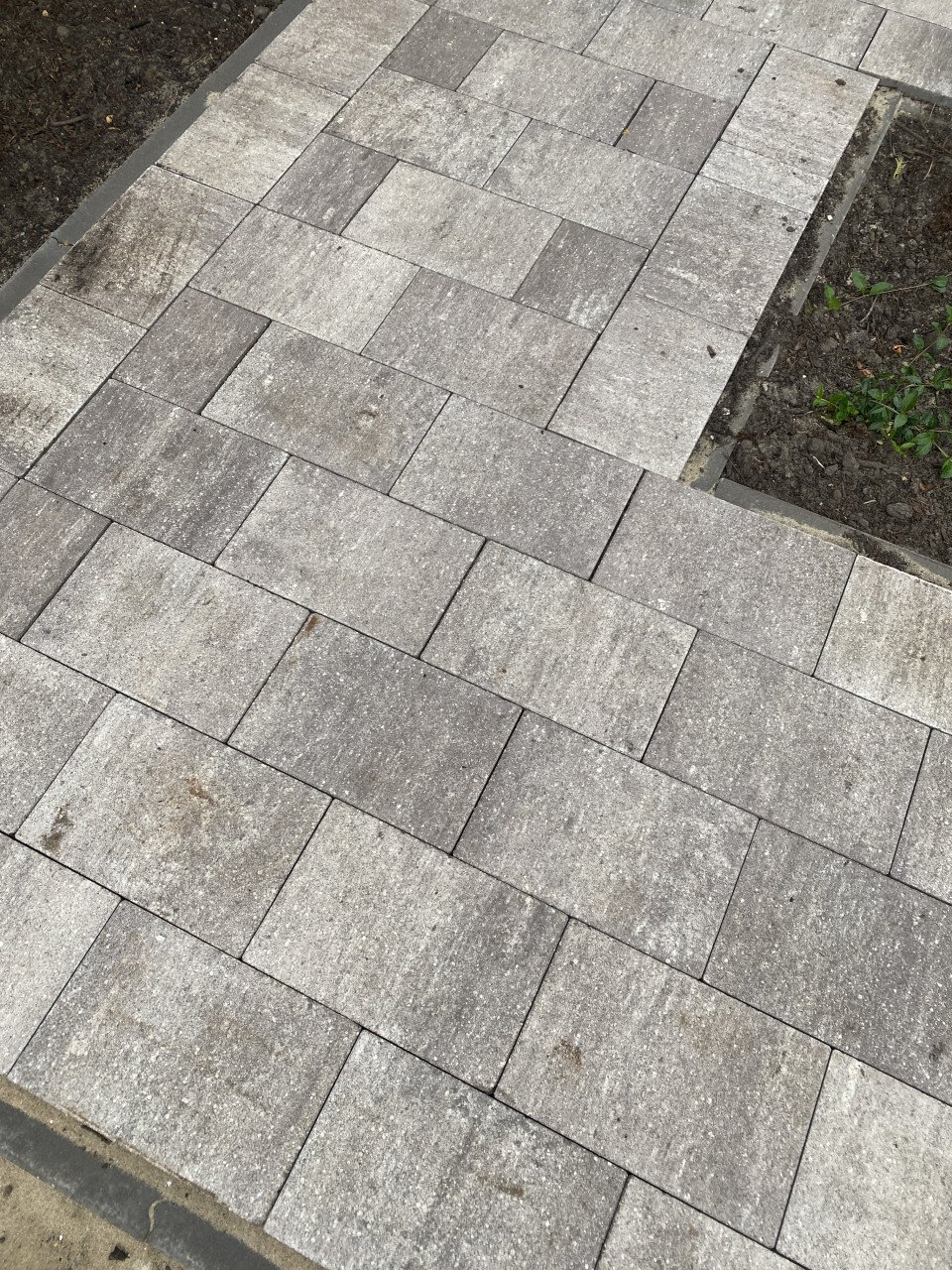 Restpartij tuin tegels over na verbouwing