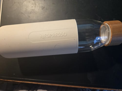 Nespresso - Glazen waterfles 0.5 ltr Nieuw Bieden mag Zonder doos