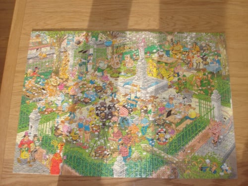 Complete Jan van Haasteren puzzel bbq Party  1000 stukjes