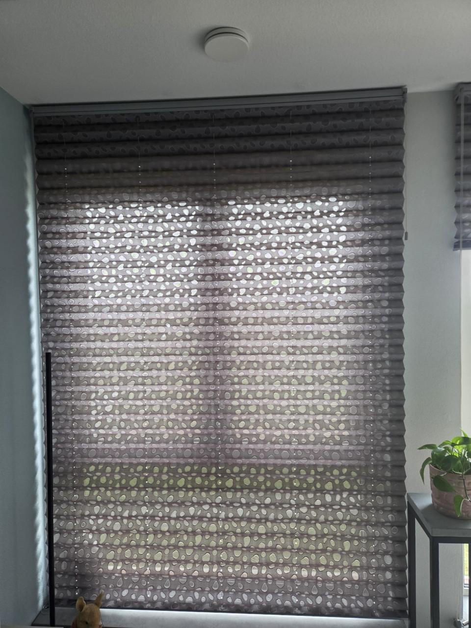 Plissé gordijnen up down 3 stuks