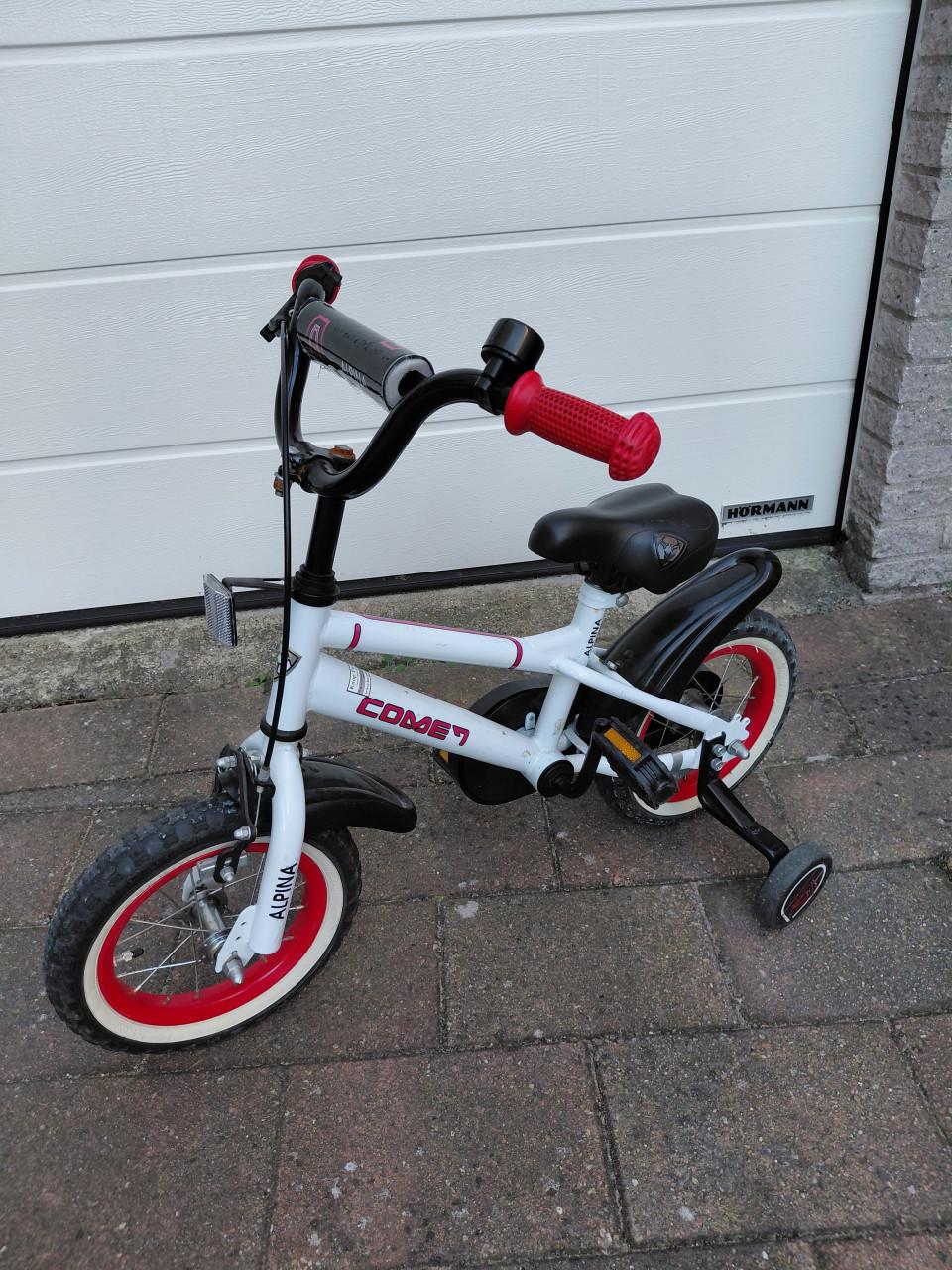 Alpina fiets met zijwieltjes