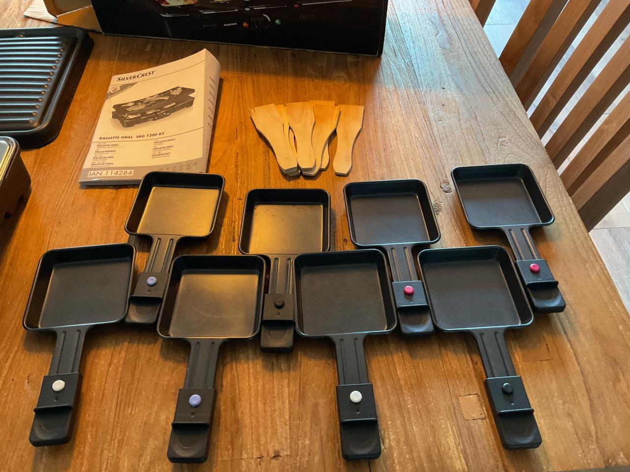 Gourmetset, Silver Crest Raclette Grill, 8 persoons