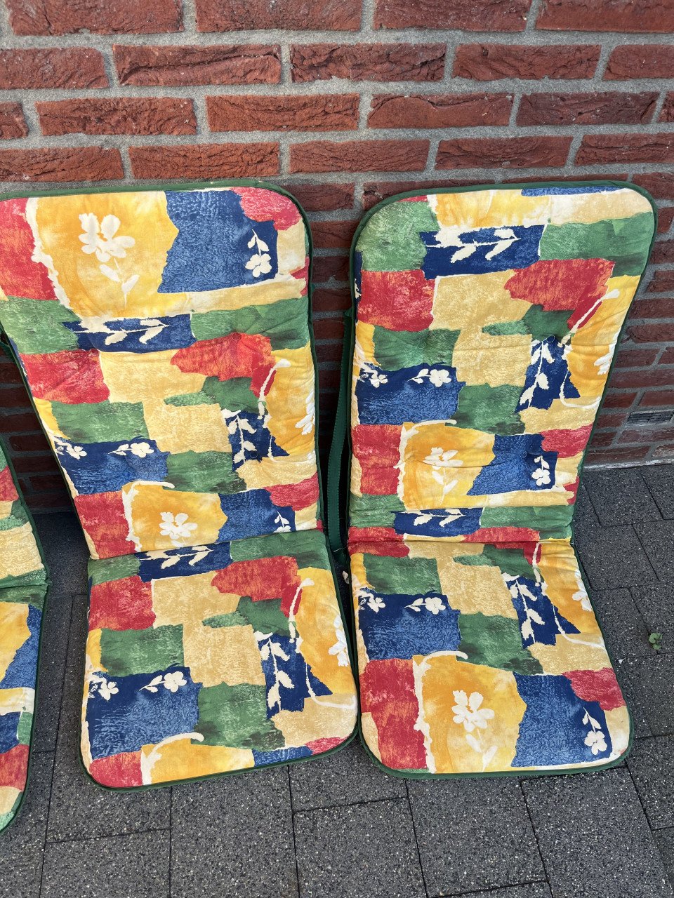 4 kussens voor tuinstoelen