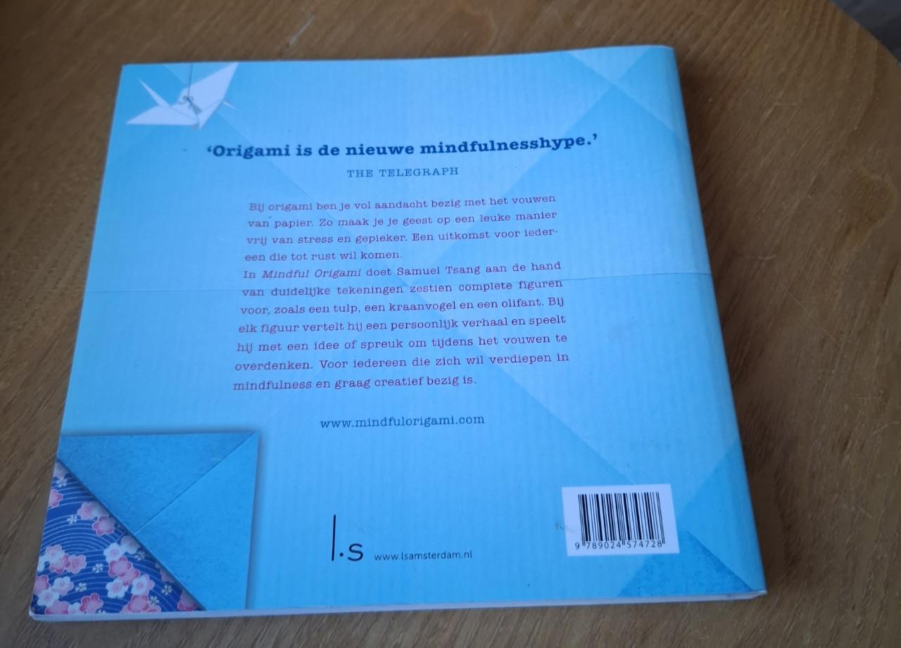 Nieuwe boek  Mindful origami