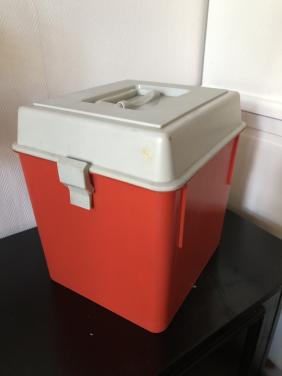 Retro vintage opbergbox