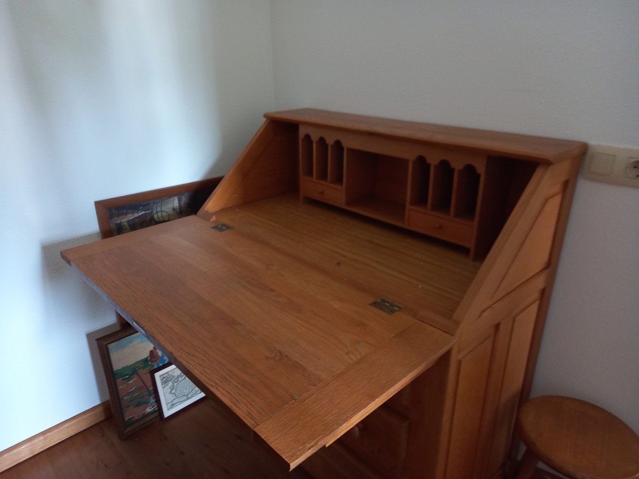Bureau van Eiken hout