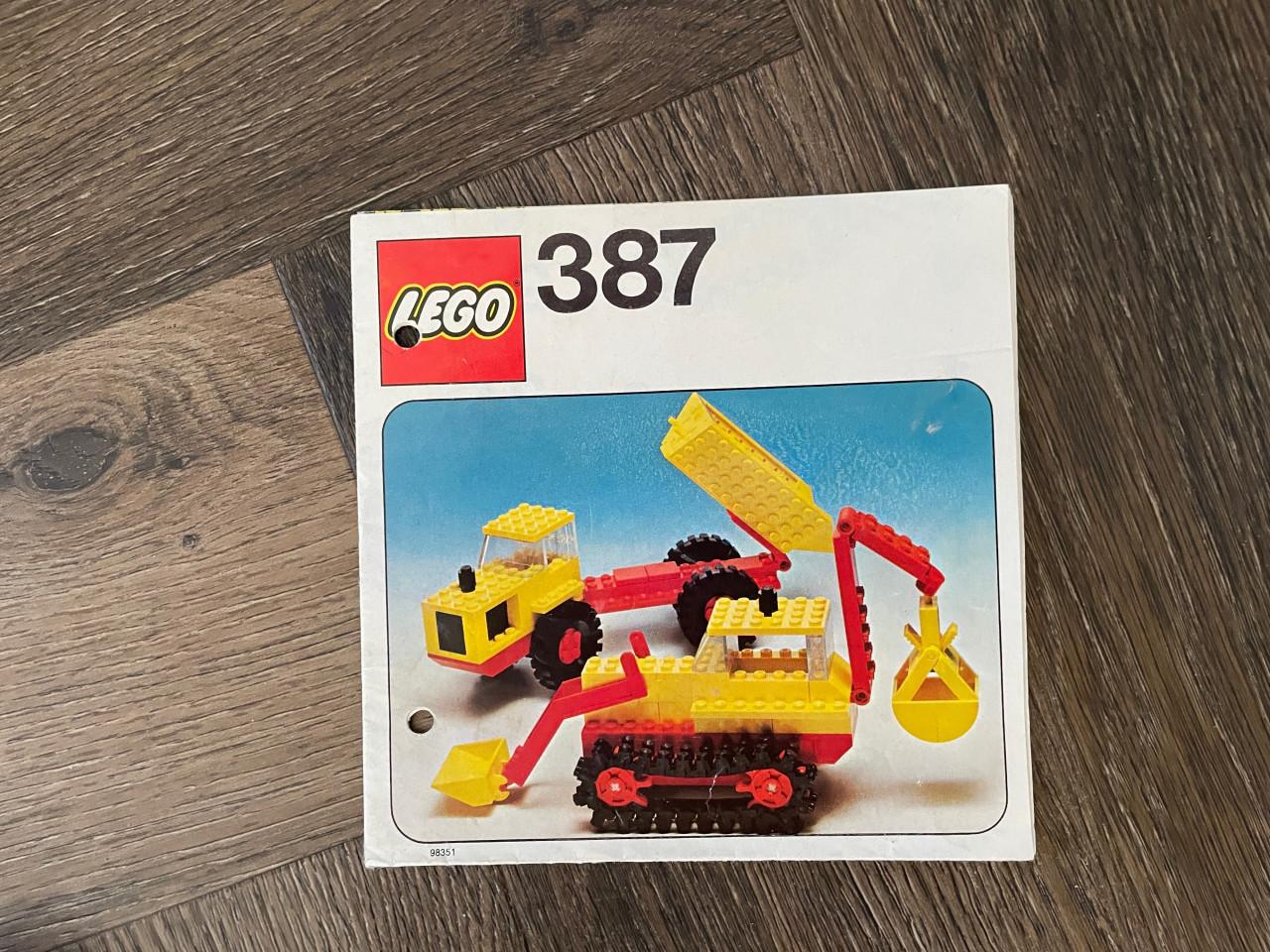 Lego Legoland: Graafmachine en dumper 387