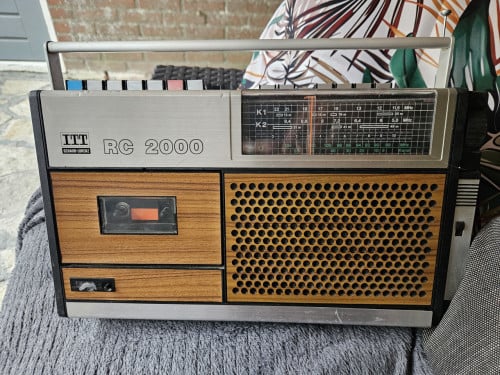 Prachtige ITT schaub-lorenz RC 2000 transistorradio met cassette...