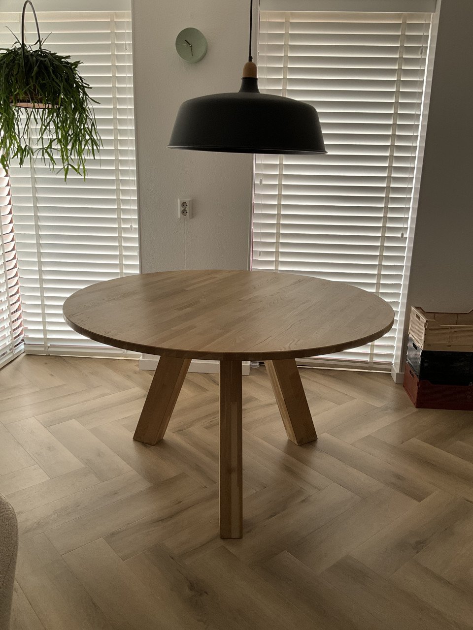 Ronde Eettafel eikenhout