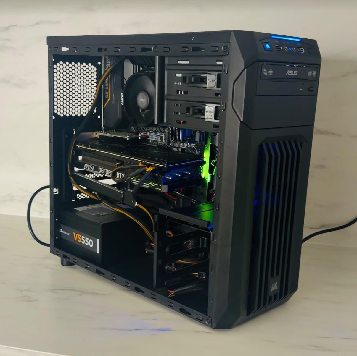 Gaming pc - Ryzen 5600X - RTX 2080Super - Samsung 1000GB SSD - WiFi - 16 GB