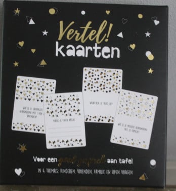 Nieuw in verpakking vertel kaarten