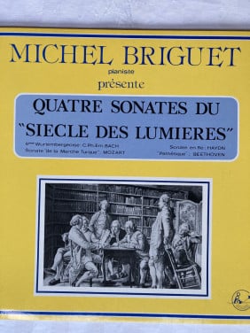 Bach Mozart Haydn Beethoven Michel Briguet Quatre Sonates