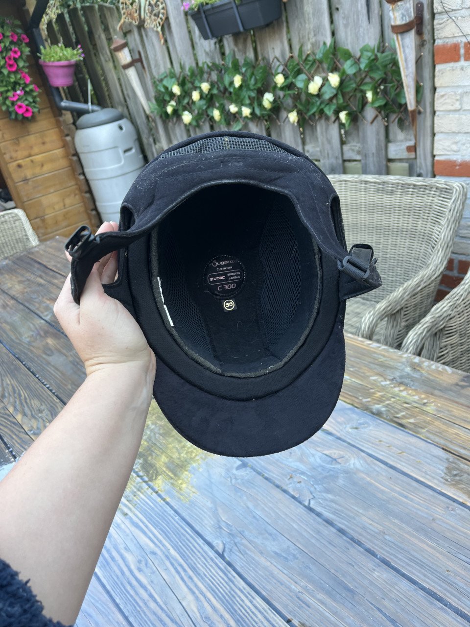 Paardrij cap
