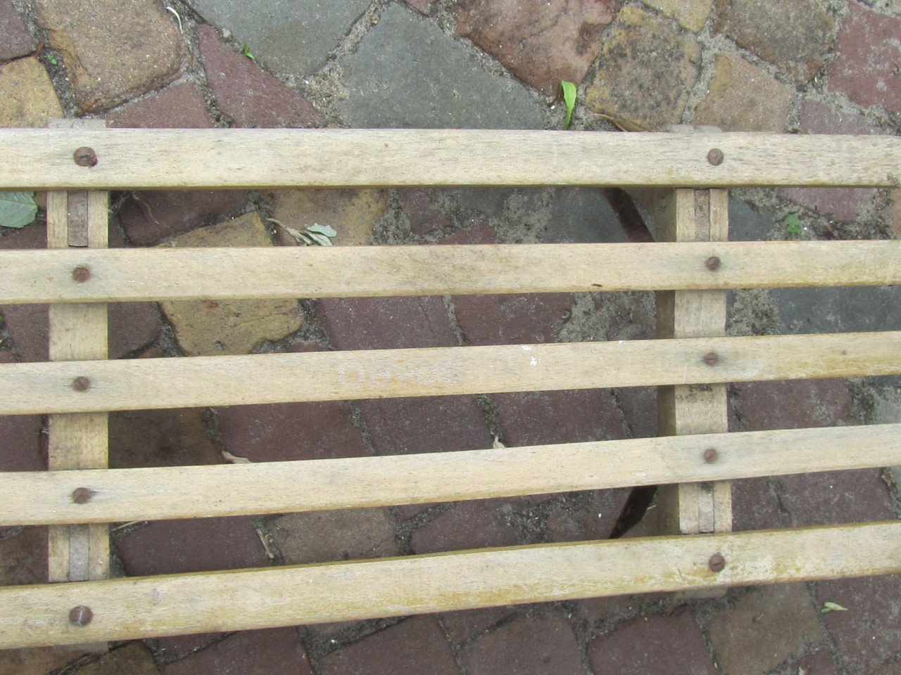 Houten slee Davos - 95 cm. -