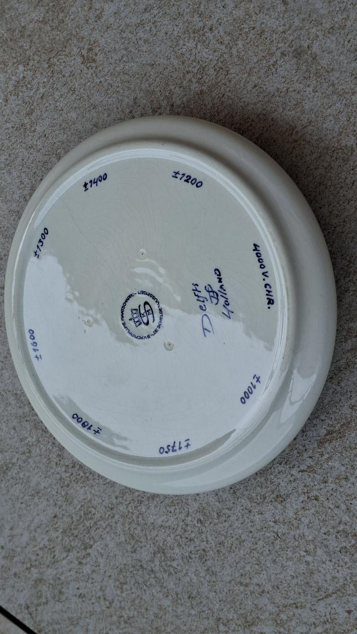 Keramisch potje met scheepsafbeeldingen