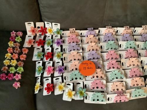 Partij leuke haarklemmen en haarspelden. (Partij 19)