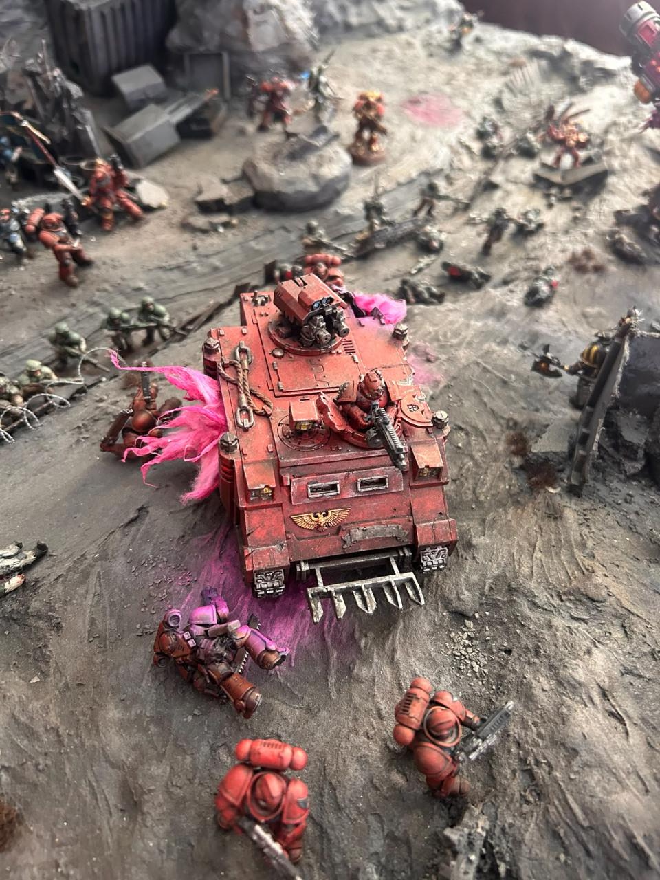 Uniek Meesterwerk: Handgemaakt Warhammer Diorama / Speelbord!