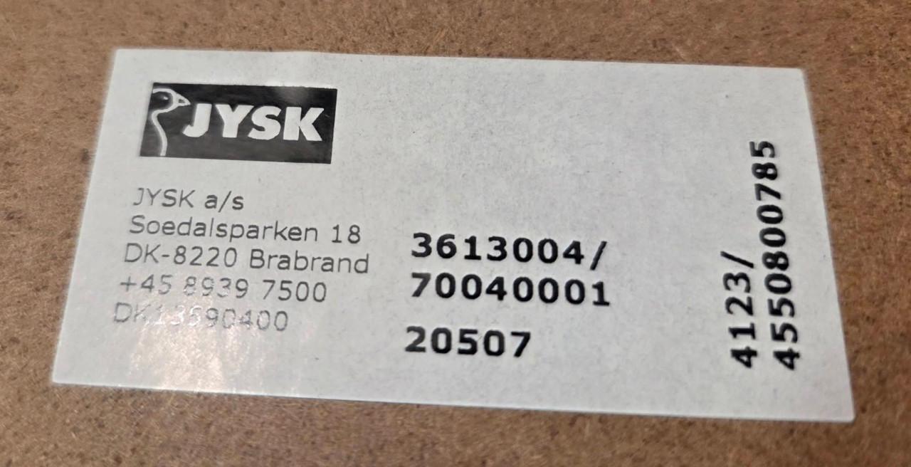 🏠 Boogspiegel met goudkleurige rand. (JYSK Nors)