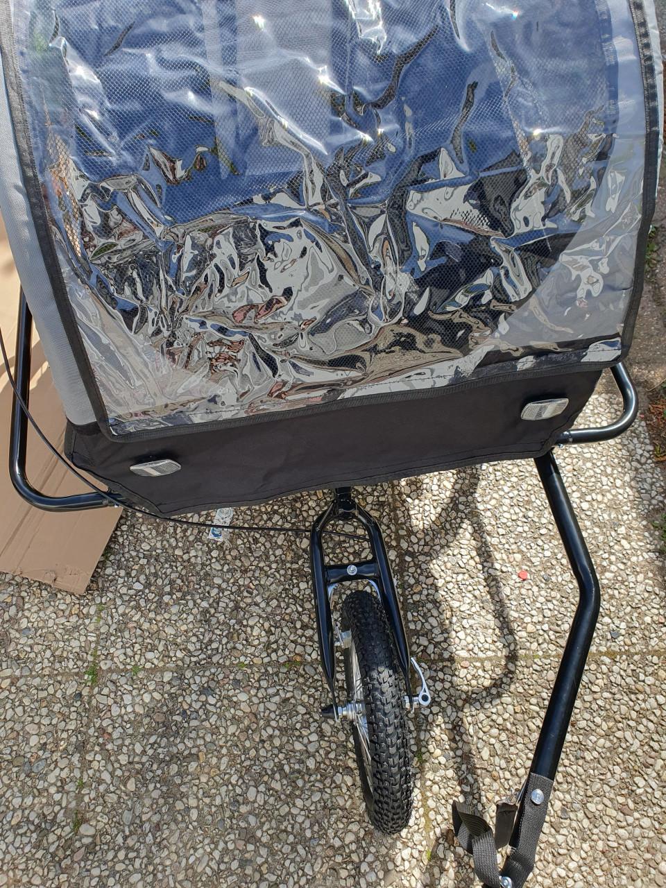 Outbee kinderfietskar 2in1 • fietskar + wandelwagen • buggy