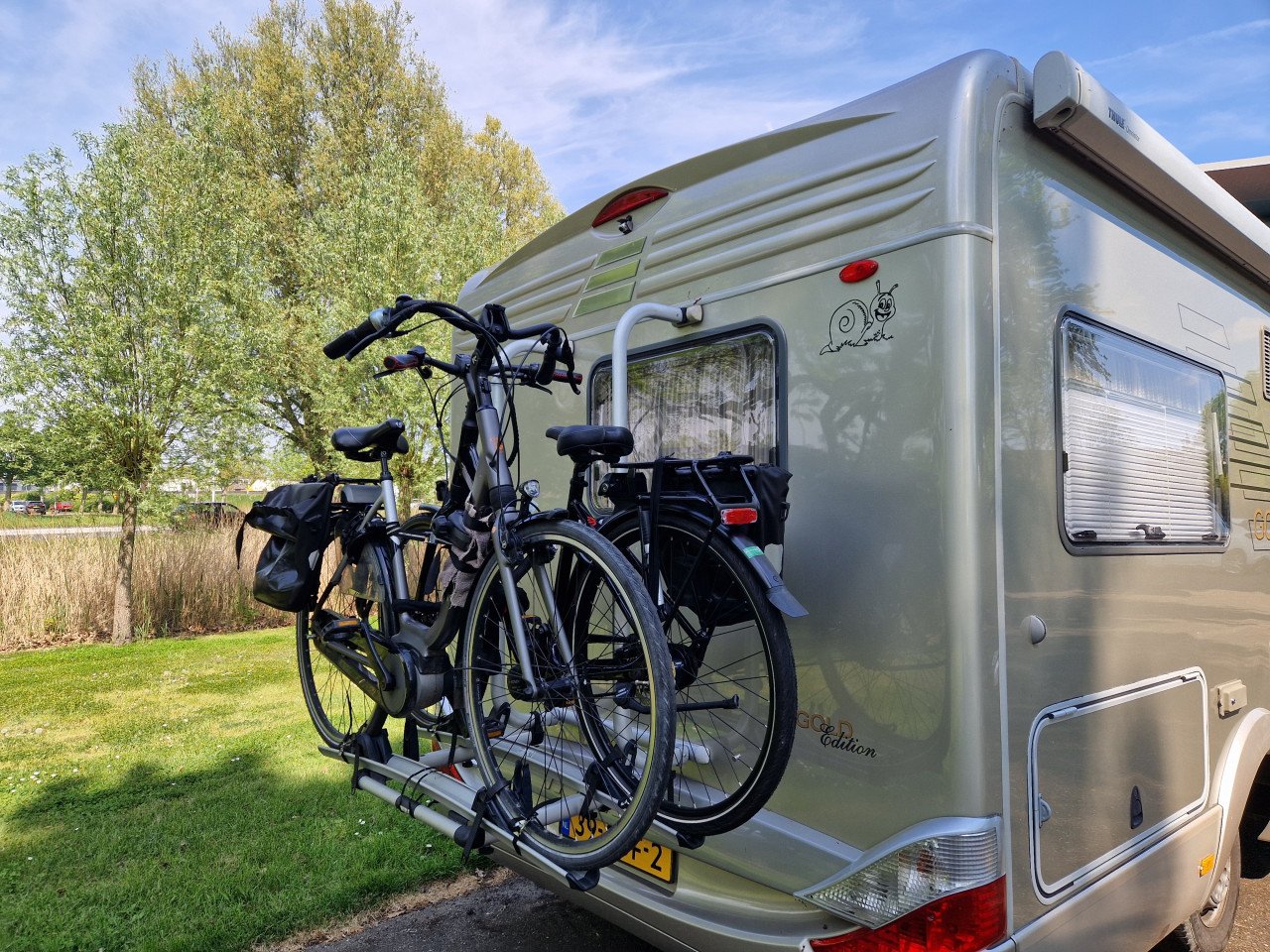 Fietsenrek voor camper