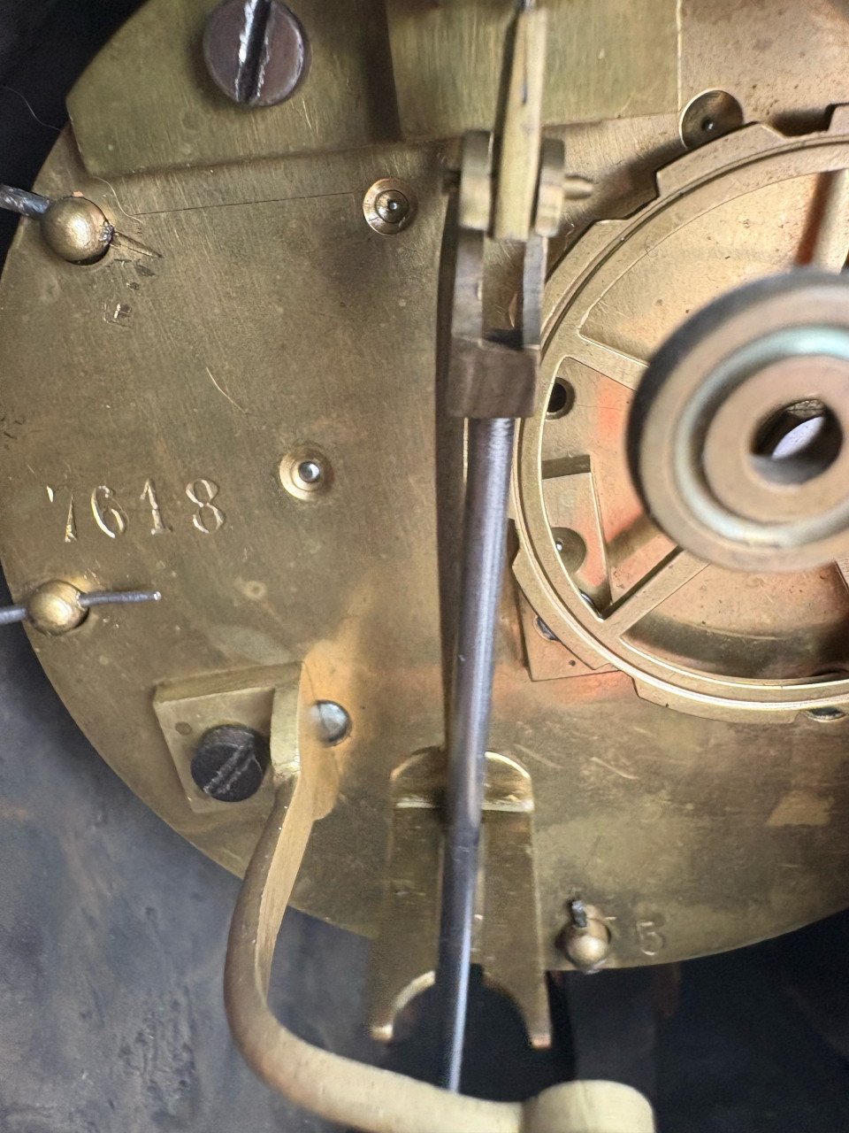 Vintage pendule,  of schoorsteenklok.