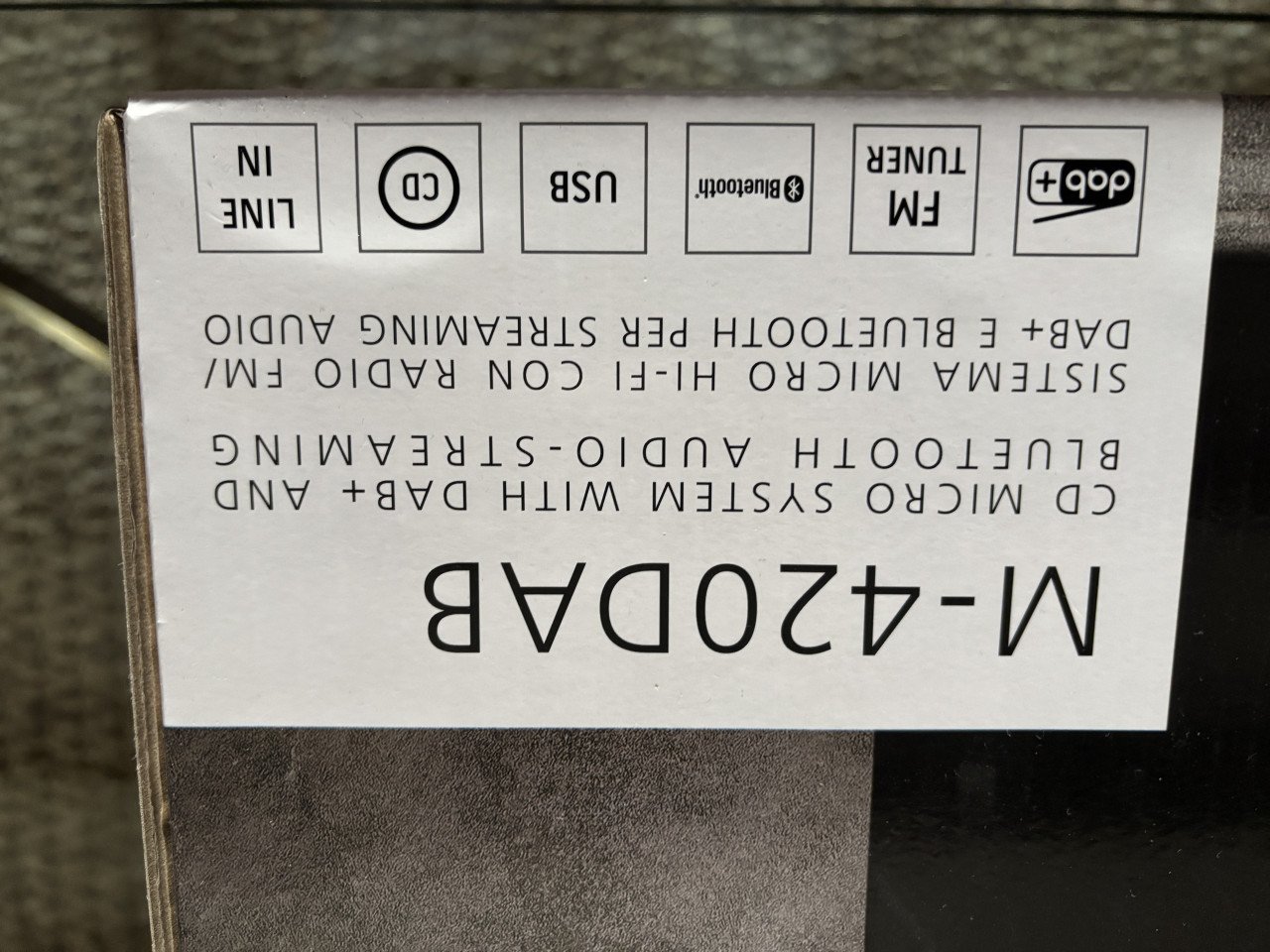 Kenwood radio/cd-speler DAB+, nieuw in doos