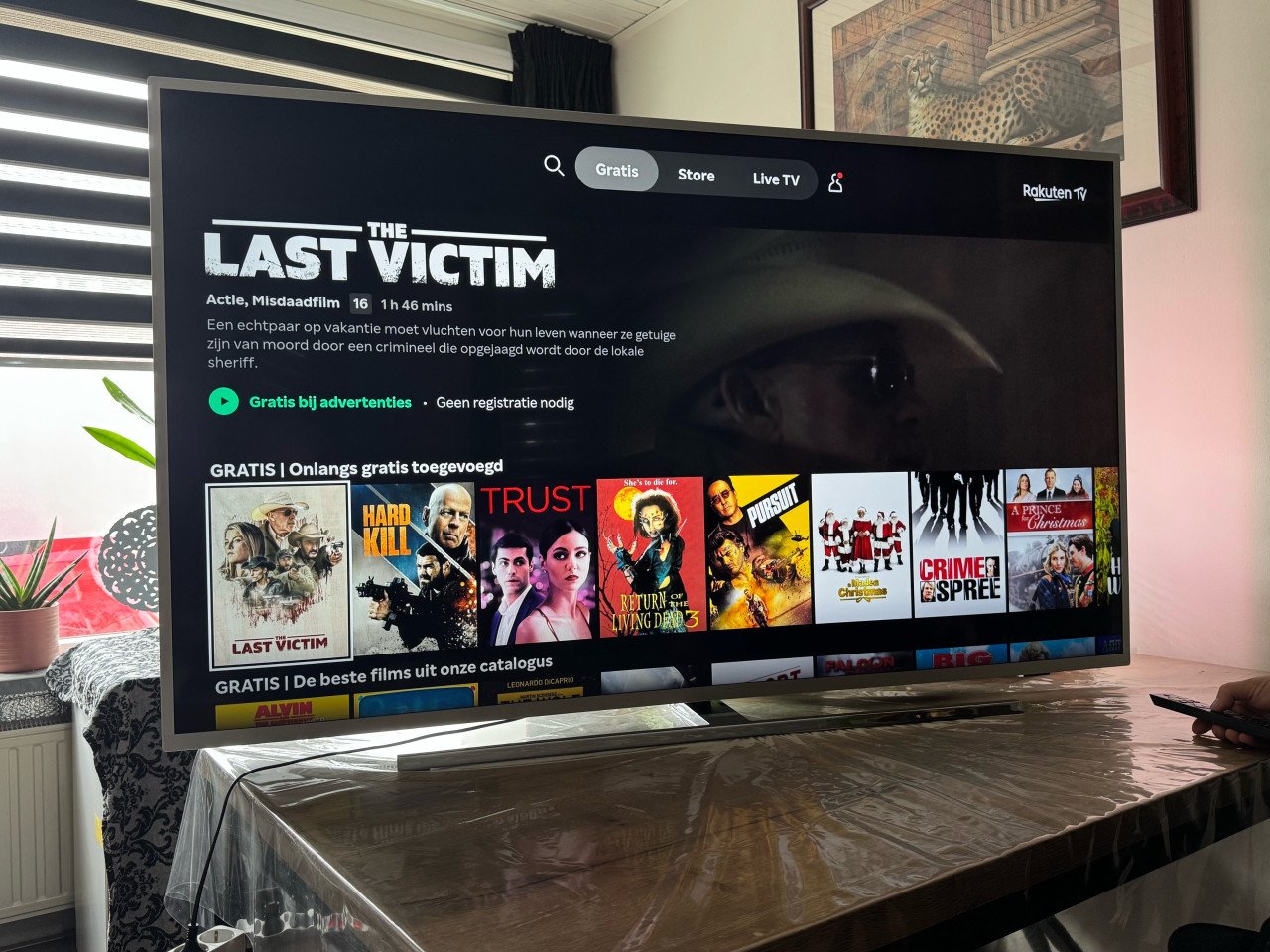 Philips smart tv 65 inch met ambilight in goede staat en weking