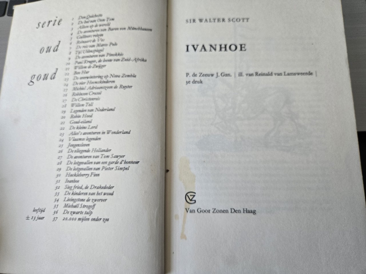 Boek : Ivanhoe  Auteur(s): Zeeuw, P. de J.Gzn.