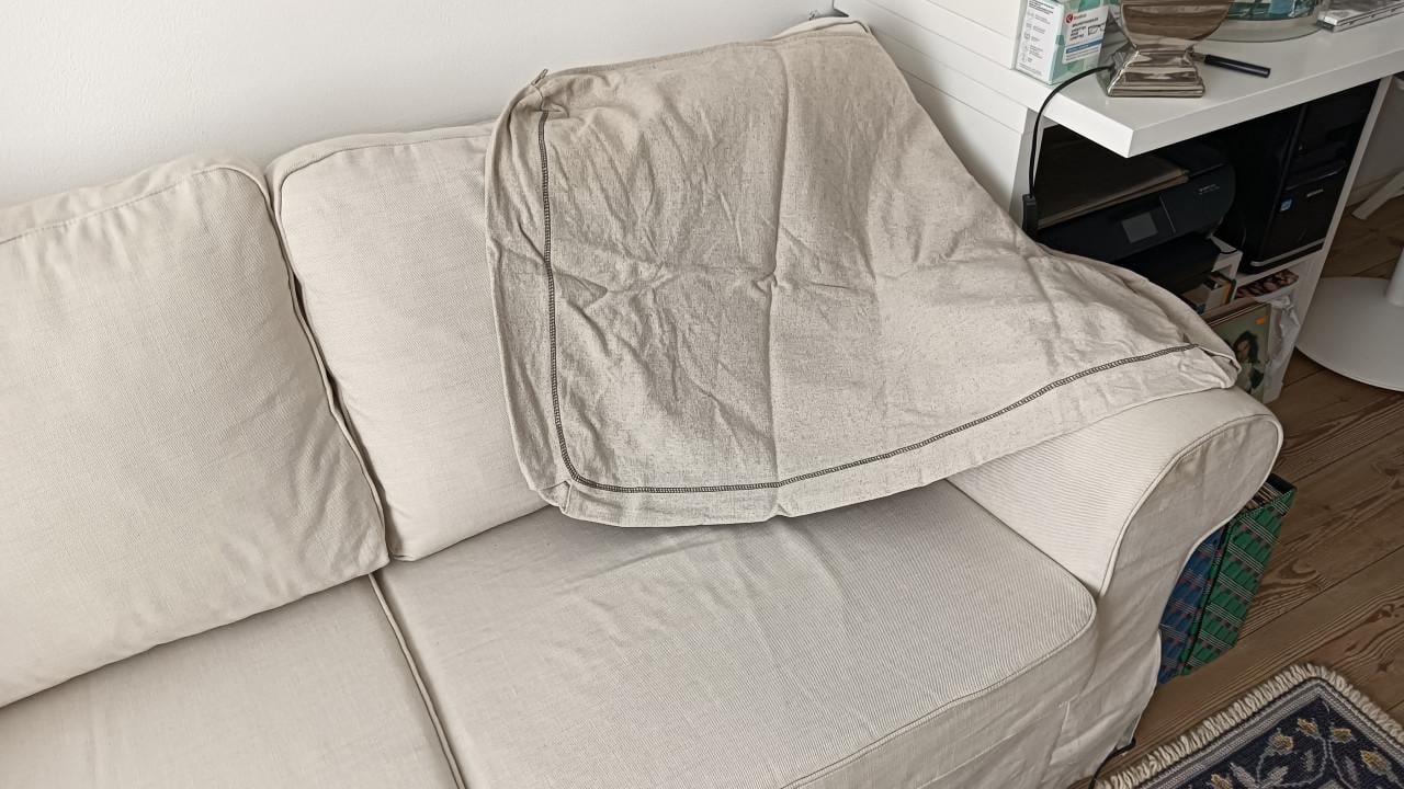 Hoekbank met extra 2e bekleding