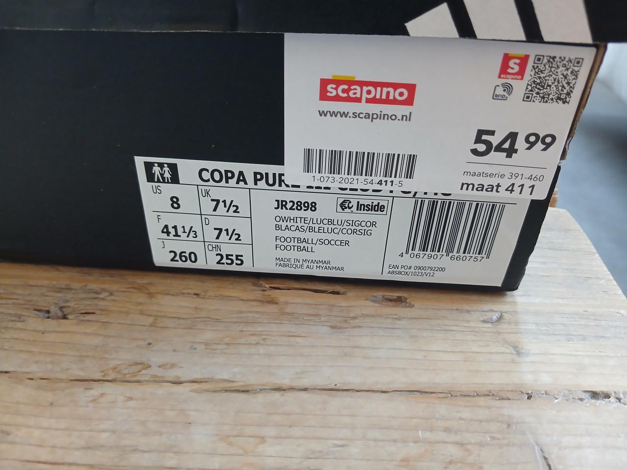 Nieuwe voetbalschoenen