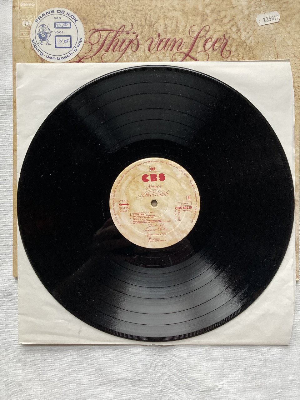 LP van Dijk Otterloo Musica per la Notte di Natale Kerst