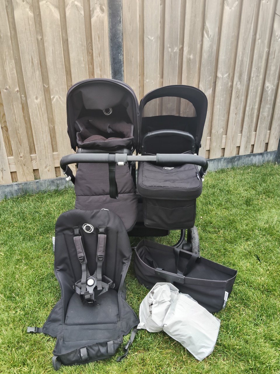 Bubaboo donkey 3 all black Duo