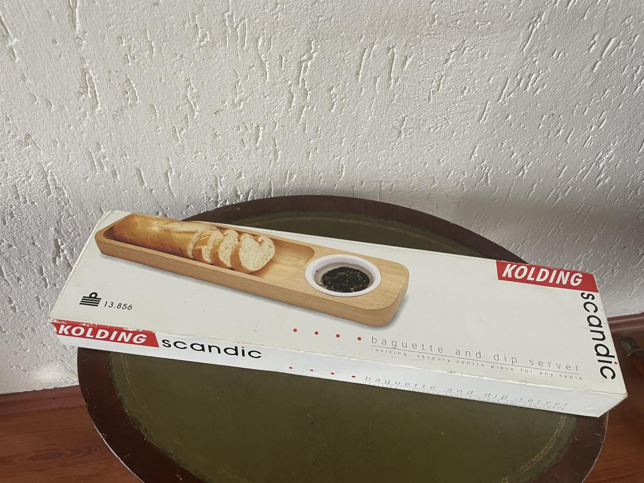 Serveerplank hout Baguette en dip server nieuw in doos
