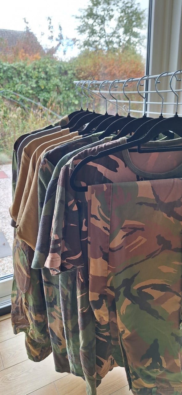 Camouflage kleding pakket maat L heren