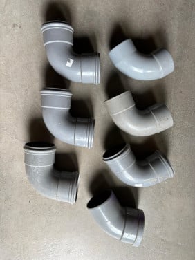PVC bochten 110mm