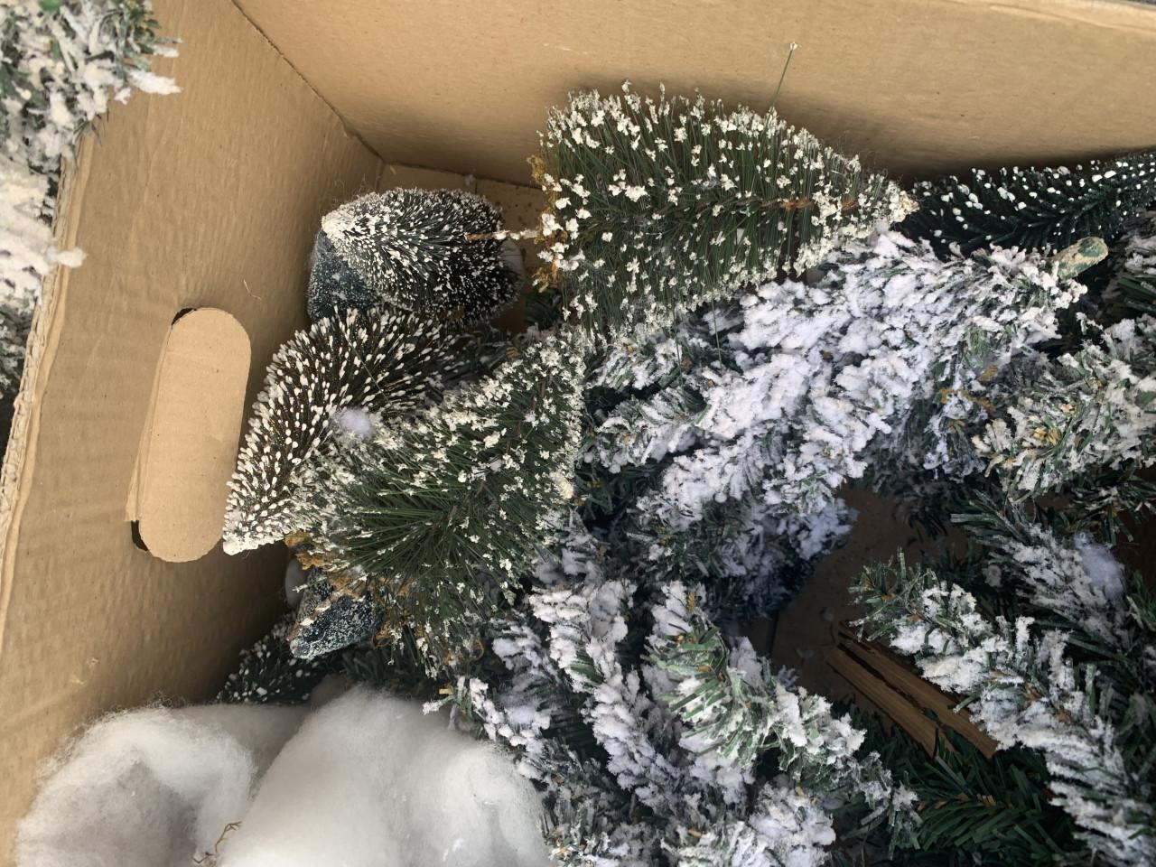 Decoratie voor kerstdorpen/ kerststukjes