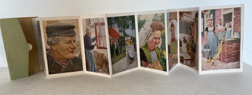 Meliskerke uitvouwbaar kaartenmap kaarten jaren 40 ansichtkaart