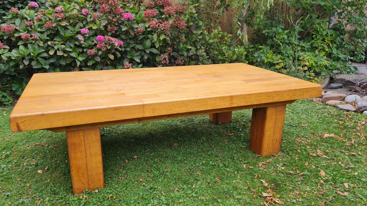 Massief eiken tafel