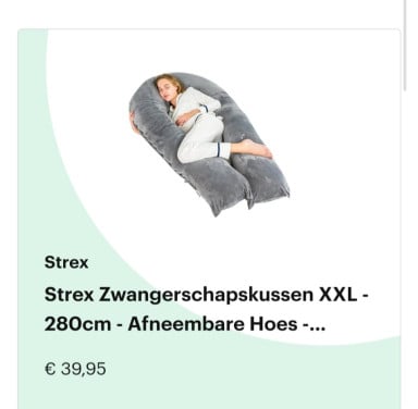 Voedingskussen xxl