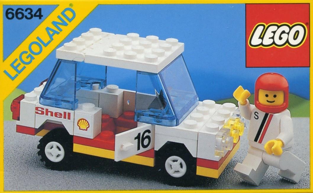 Lego 6634 Shell auto & 6628 Shell hijstruck