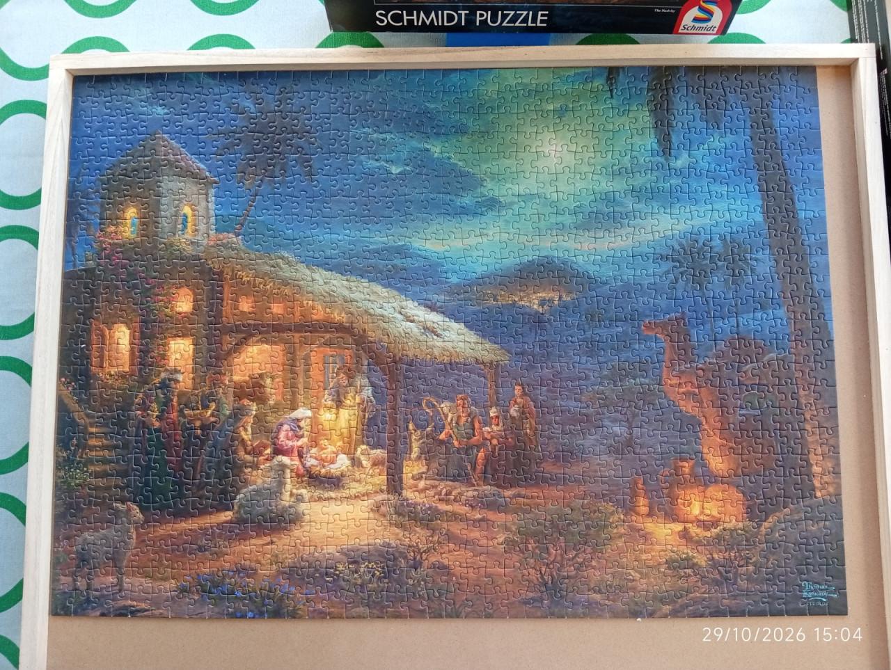 Schmidt puzzel "The nativity" Geboorte van Jezus - 1000 st. - zgan