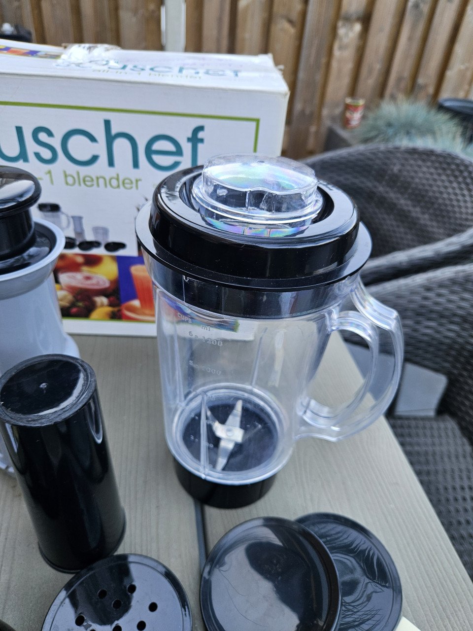 Zgan groot Souschef all-in-1blender-set alles zit nog in de doos...