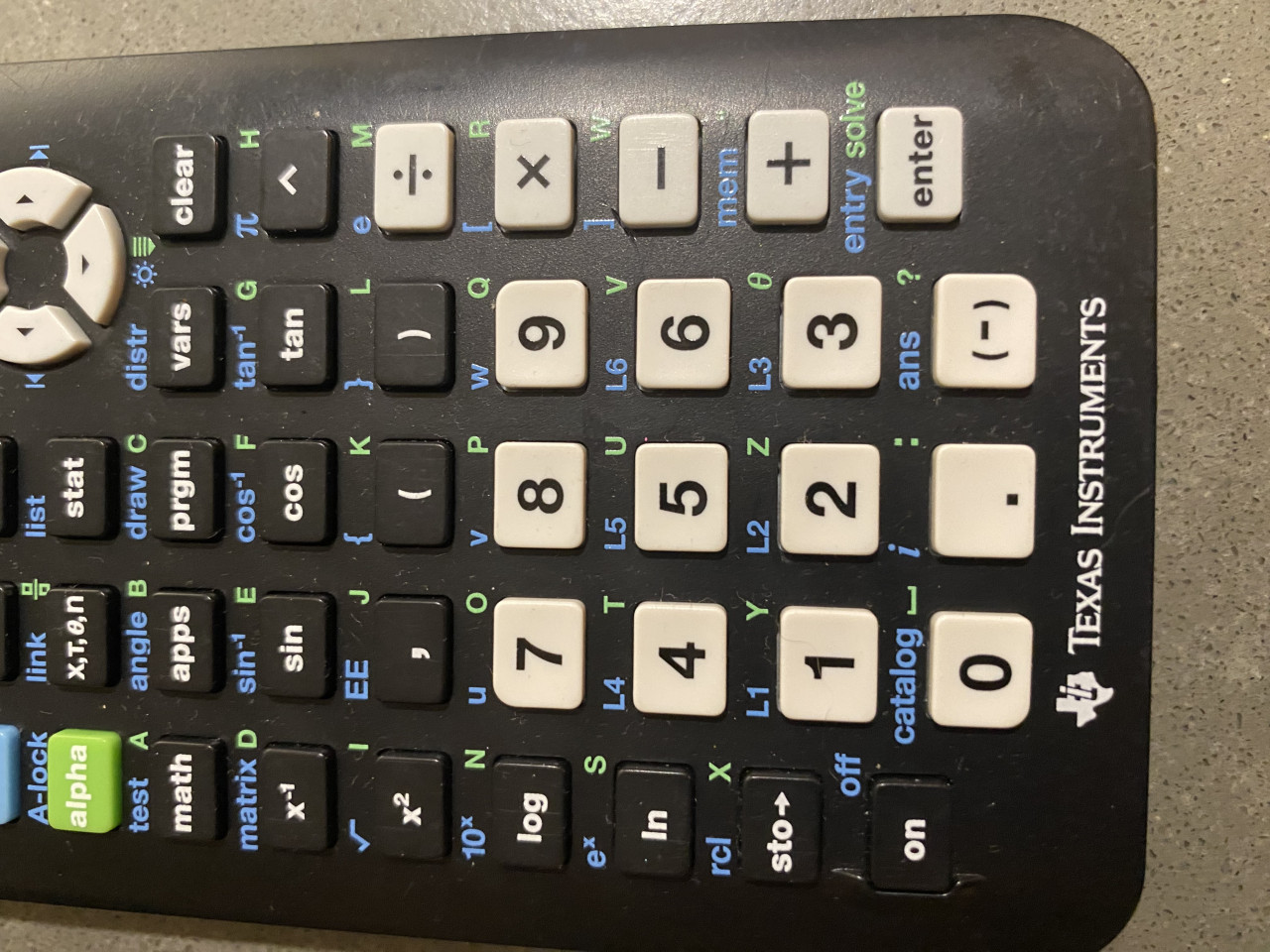 Grafisch rekenmachine Texas intruments ti-84 plus CE-T