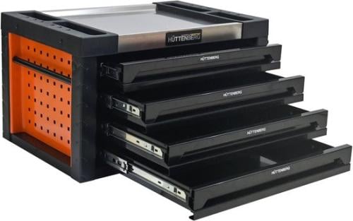 Huttenberg 4 la titan vault pro oranje gereedschapskist